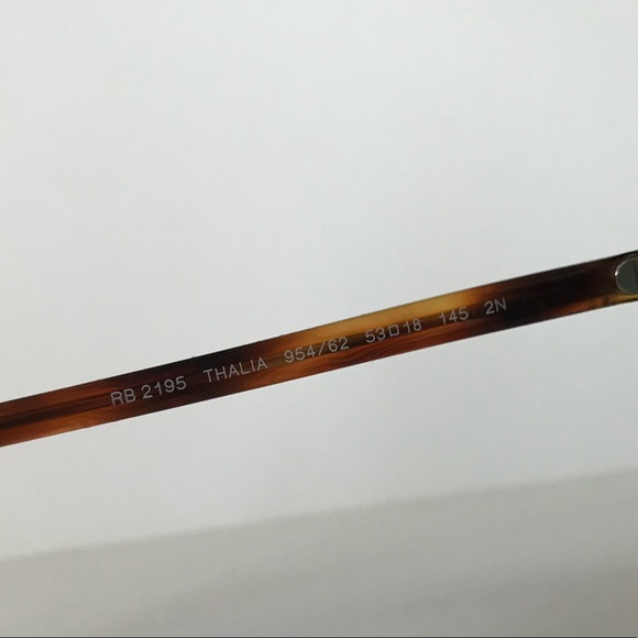 NEW Ray-Ban THALIA RB2195 Striped Havana Sunglasses - Picture 4 of 12